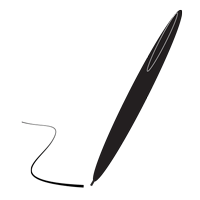 An illustration of a pen.