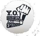 Logo of YO! Disabled and Proud