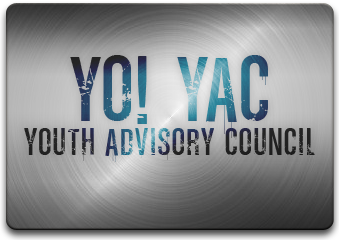 Graphic of YO! YAC - Youth Advisory Council.