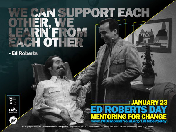 Photo of Ed Roberts Day 2017 Mentor Poster.